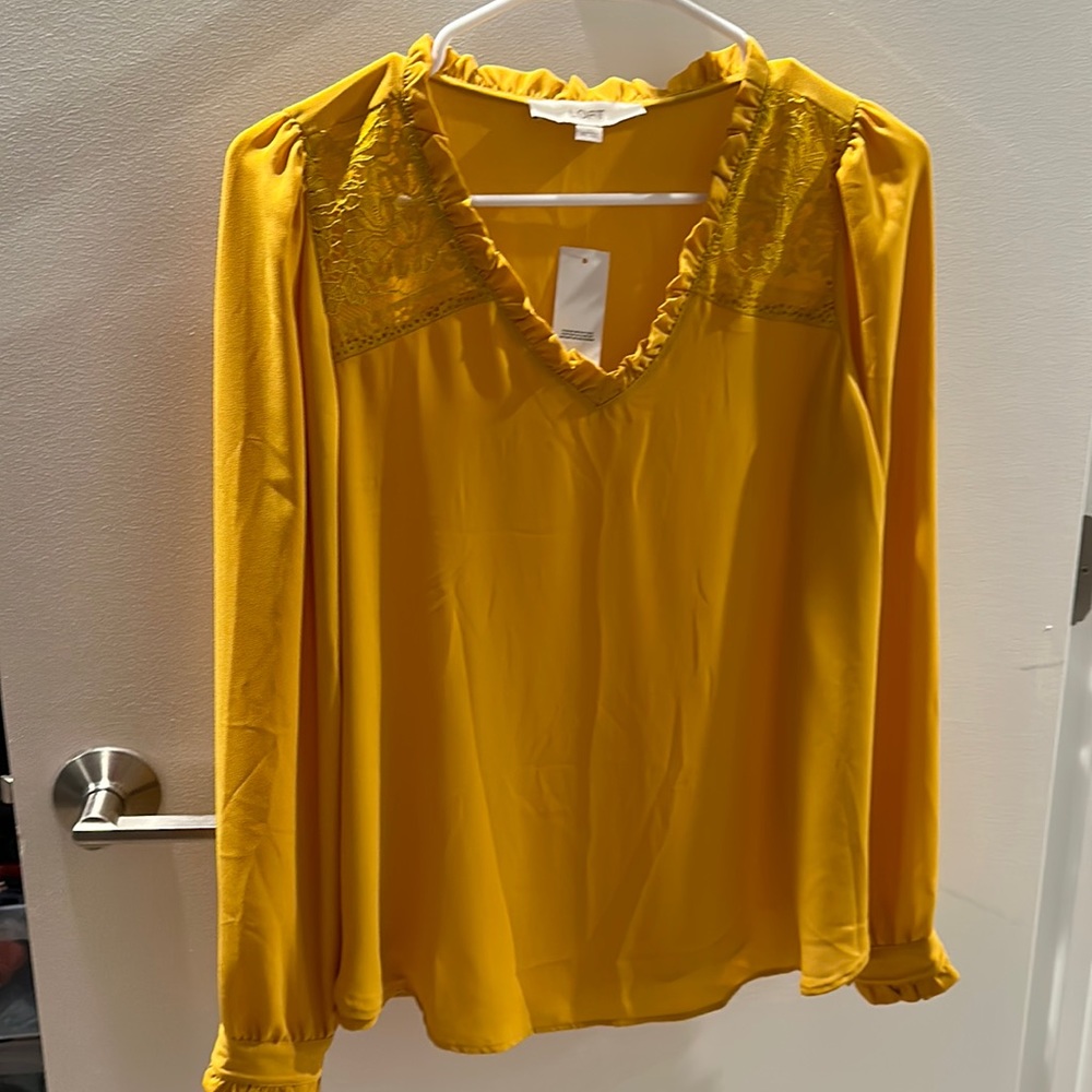 Gold/yellow blouse